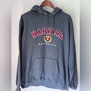 Champion Gray Harvard Hoodie